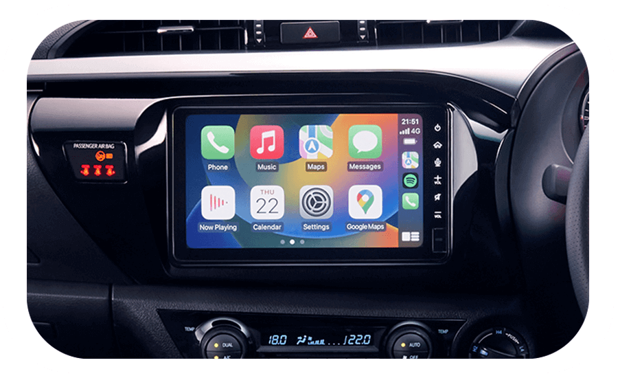 9” Display Audio with Wireless Apple CarPlay & Android Auto™ Connectivity*